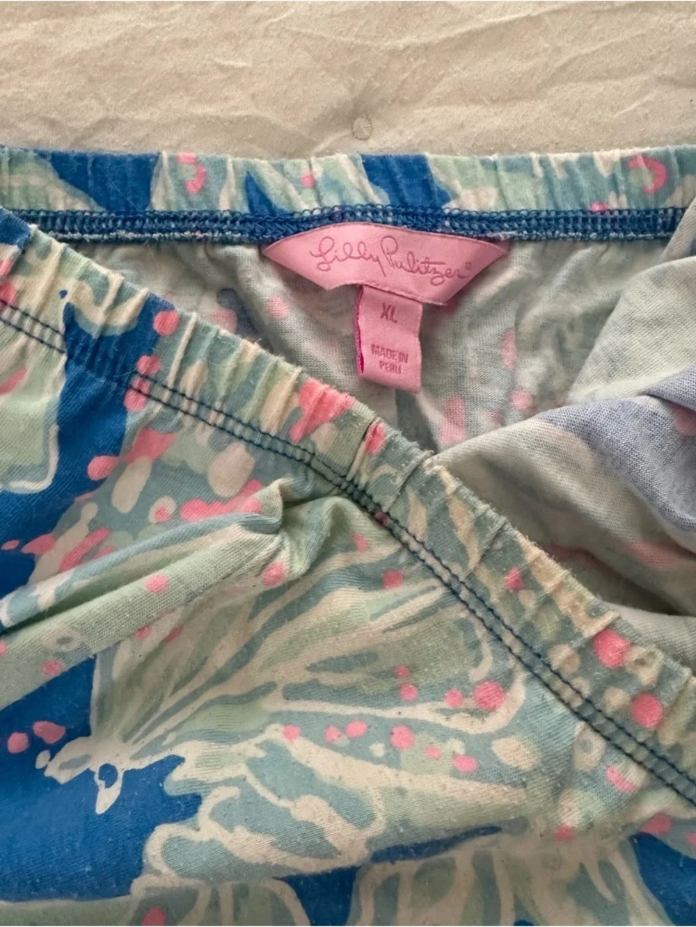 Lilly Pulitzer Strapless Dress in Blue, Mint & Pink - Picture 2 of 3